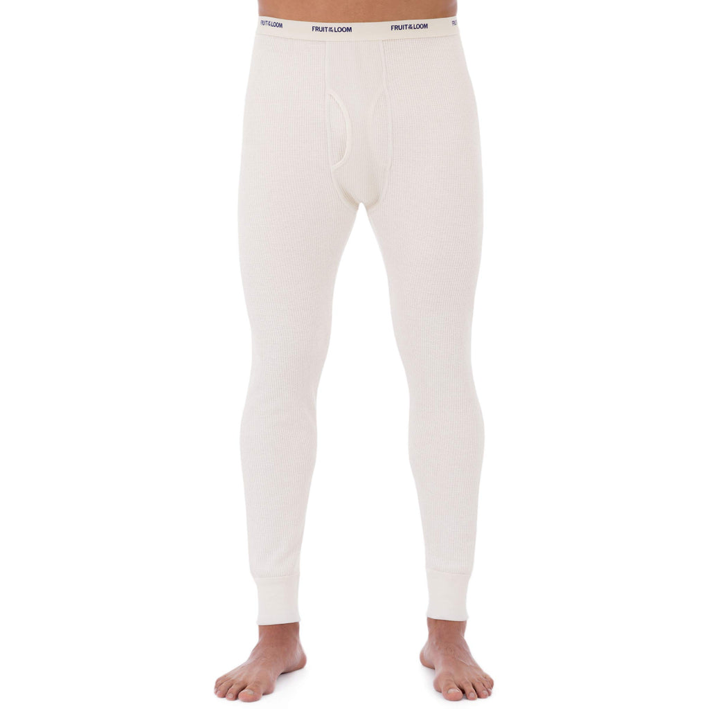 Fruit of the Loom Men's Classic Midweight Waffle Thermal Underwear Bottoms