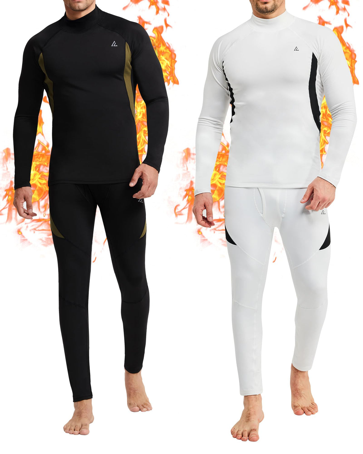 Mens Thermal Underwear Long Johns Base Layer Set Cold Weather 1/2/3 Pack