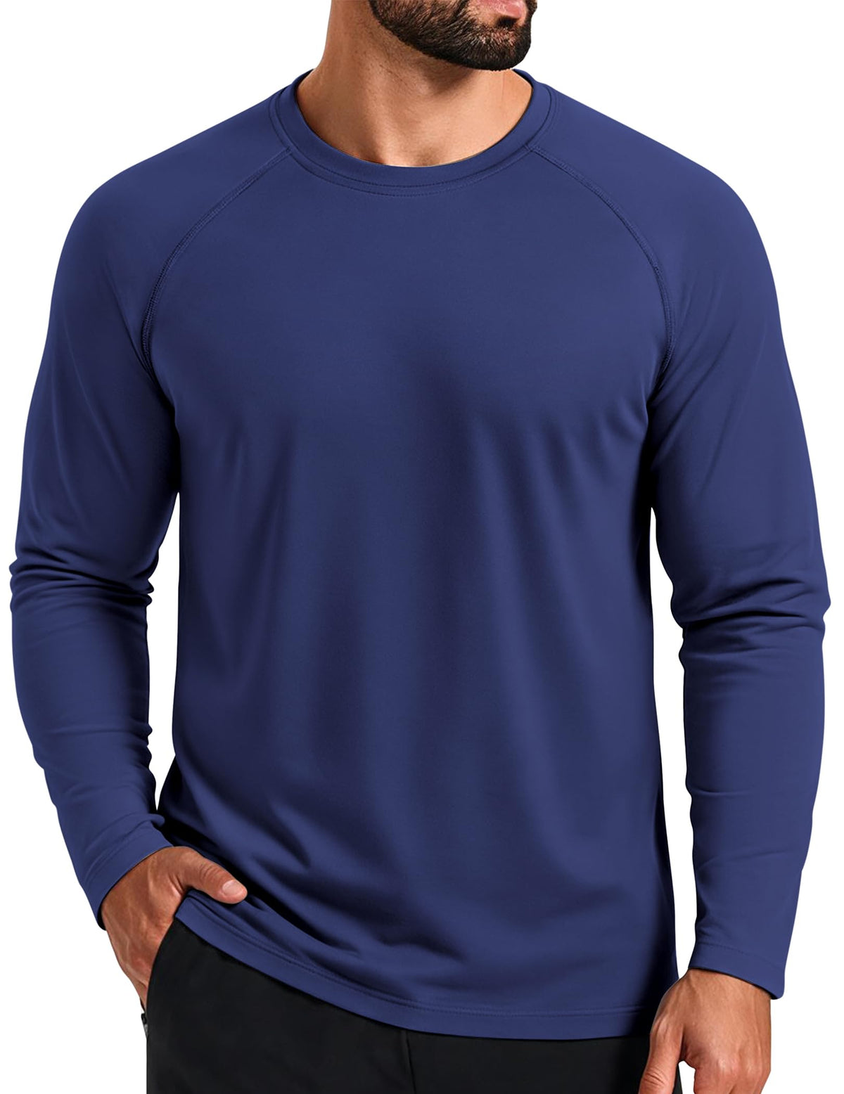 COOFANDY Men's Thermal Shirt Regular Fit Fleece Lined Athletic Base Layer