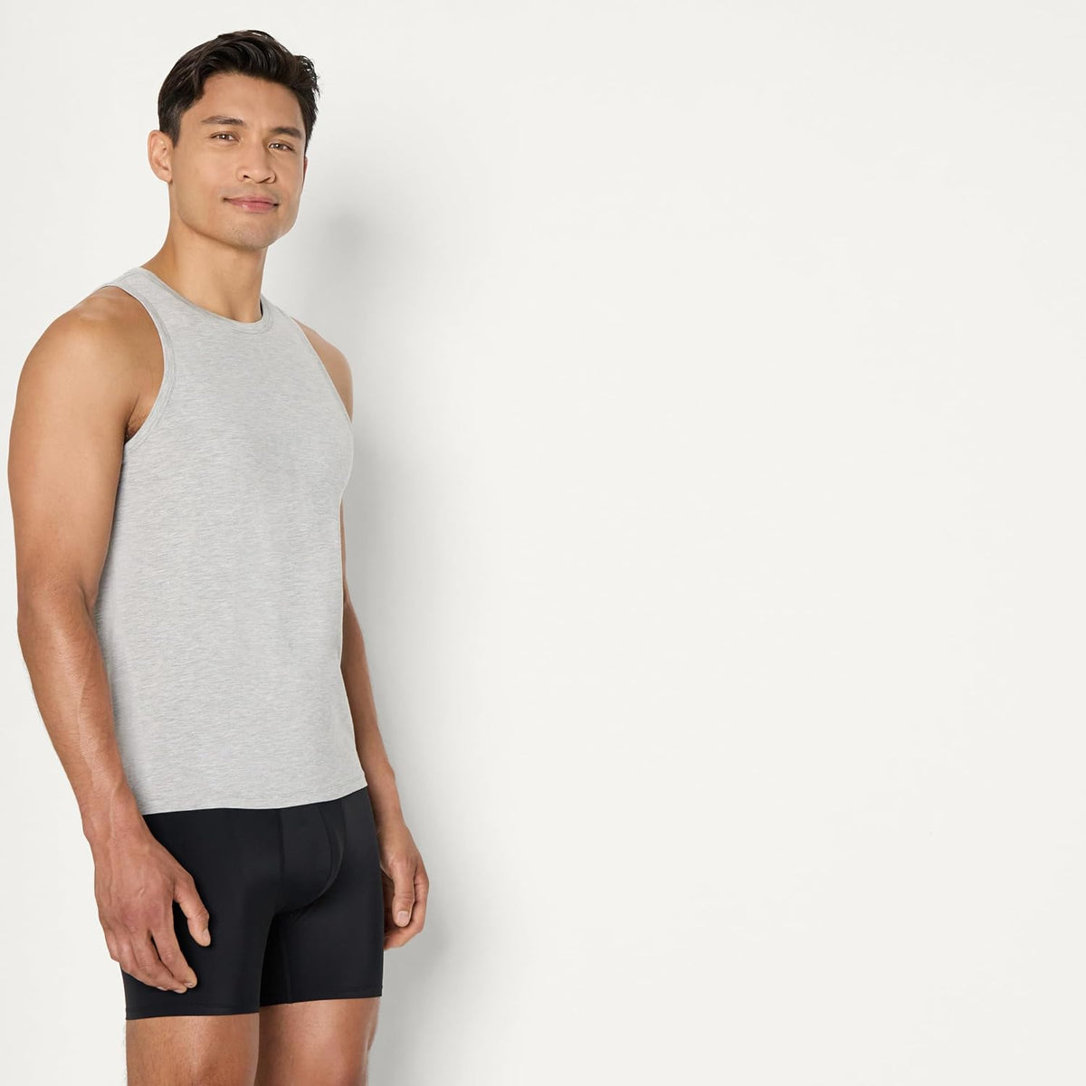 Amazon Essentials Men's Super-Soft Lightweight Modal Sleeveless Vest Top, Pack of 2