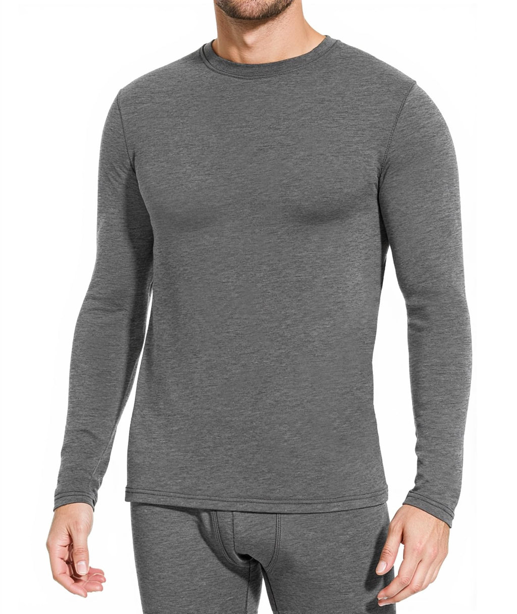 BESTENA Mens Thermal Underwear Long Johns Fleece Lined Base Layer Shirt Top