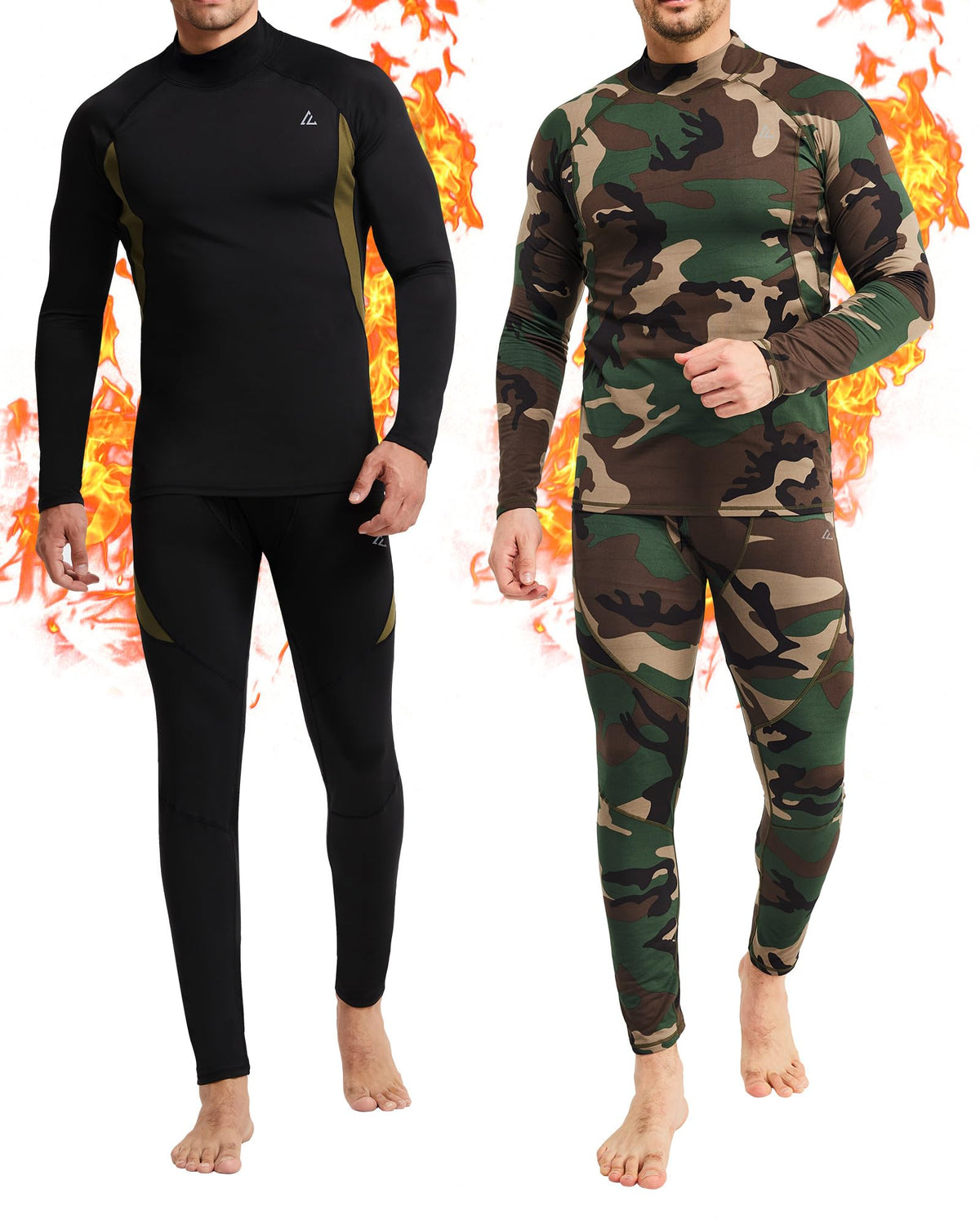 Mens Thermal Underwear Long Johns Base Layer Set Cold Weather 1/2/3 Pack