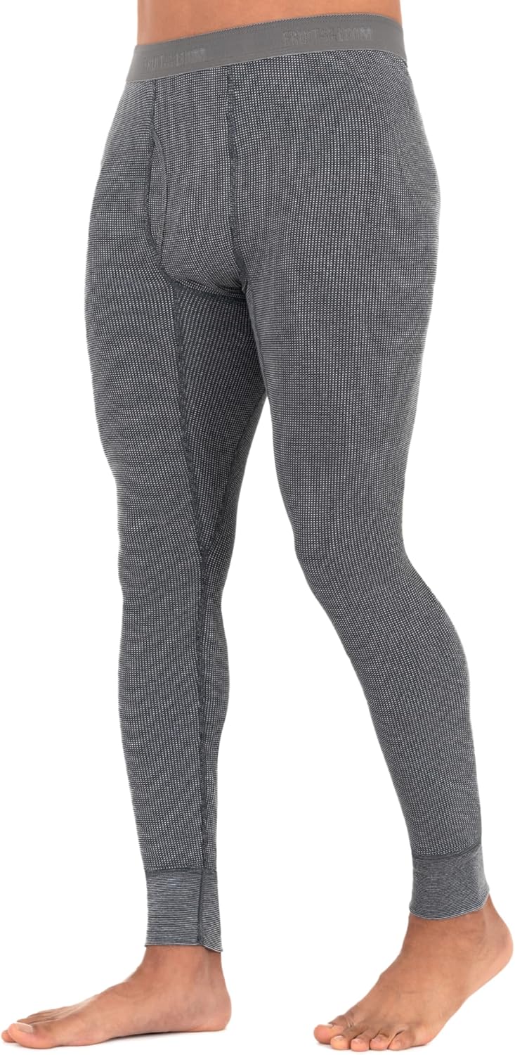 Fruit of The Loom Mens Premium Waffle Thermal Underwear Long Johns Bottom