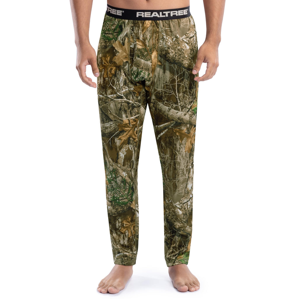 Realtree Men's Heavyweight Fleece Thermal Underwear Long Johns Bottom