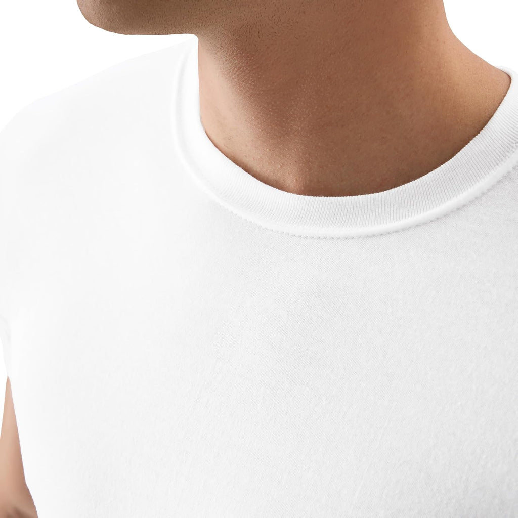 Hanes Men's Ultimate Undershirt ComfortBlend Slim Fit Tees for Men, Moisture-Wicking