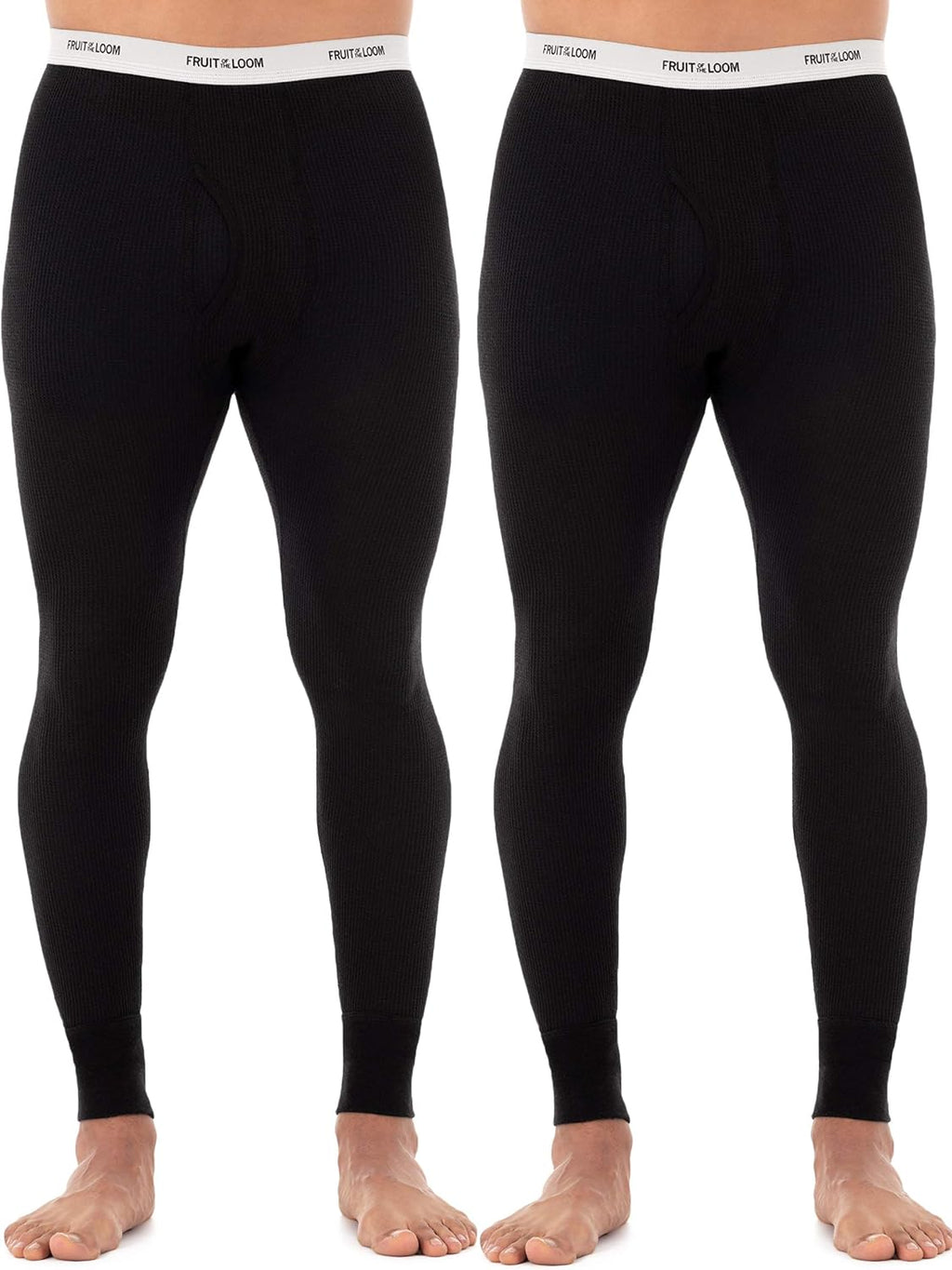Fruit of the Loom Men's Classic Midweight Waffle Thermal Underwear Bottoms