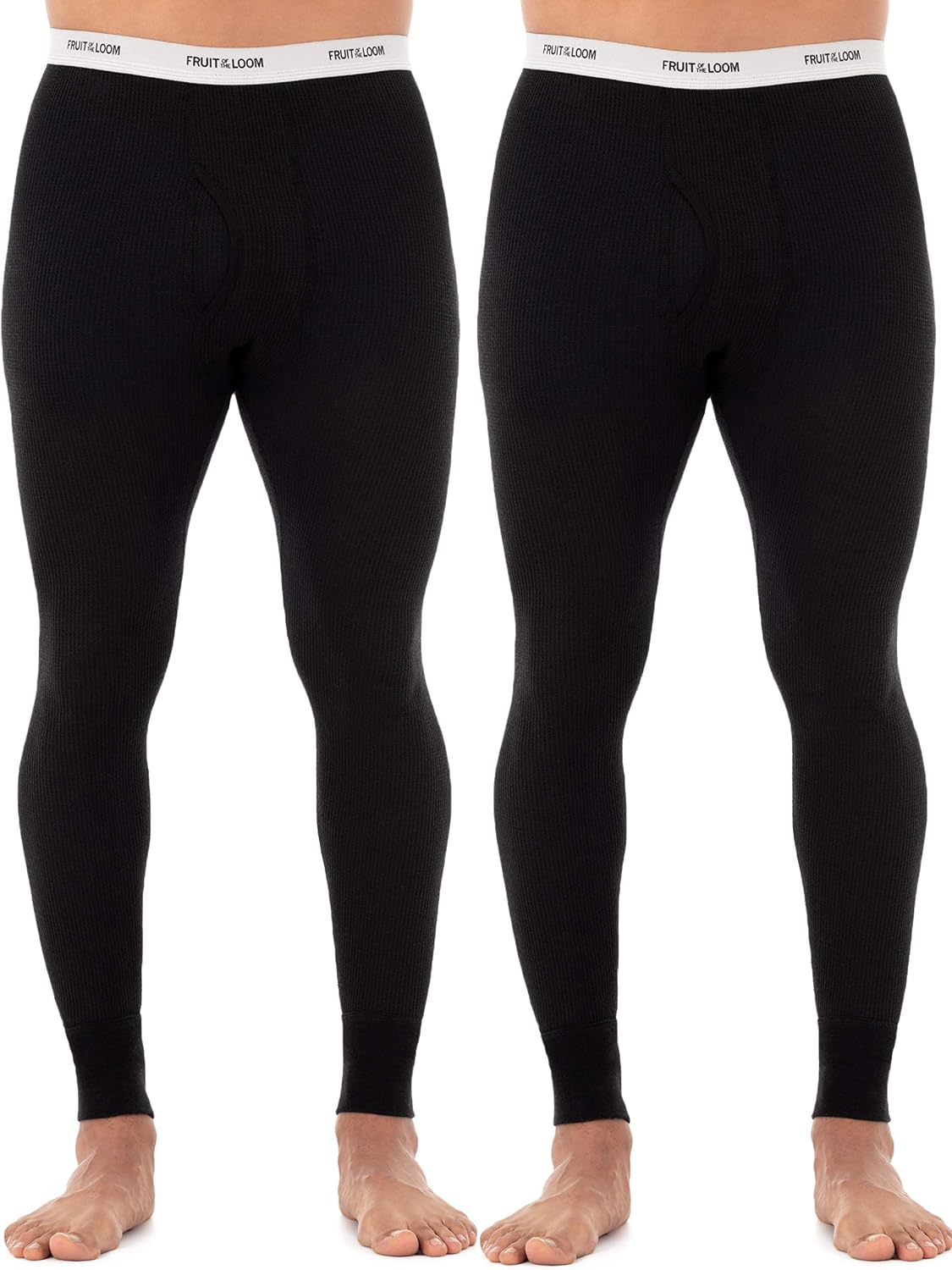 Fruit of the Loom Men's Classic Midweight Waffle Thermal Underwear Bottoms