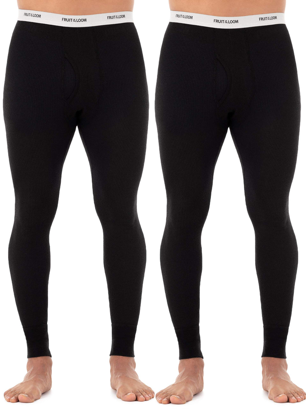 Fruit of the Loom Men's Classic Midweight Waffle Thermal Underwear Bottoms