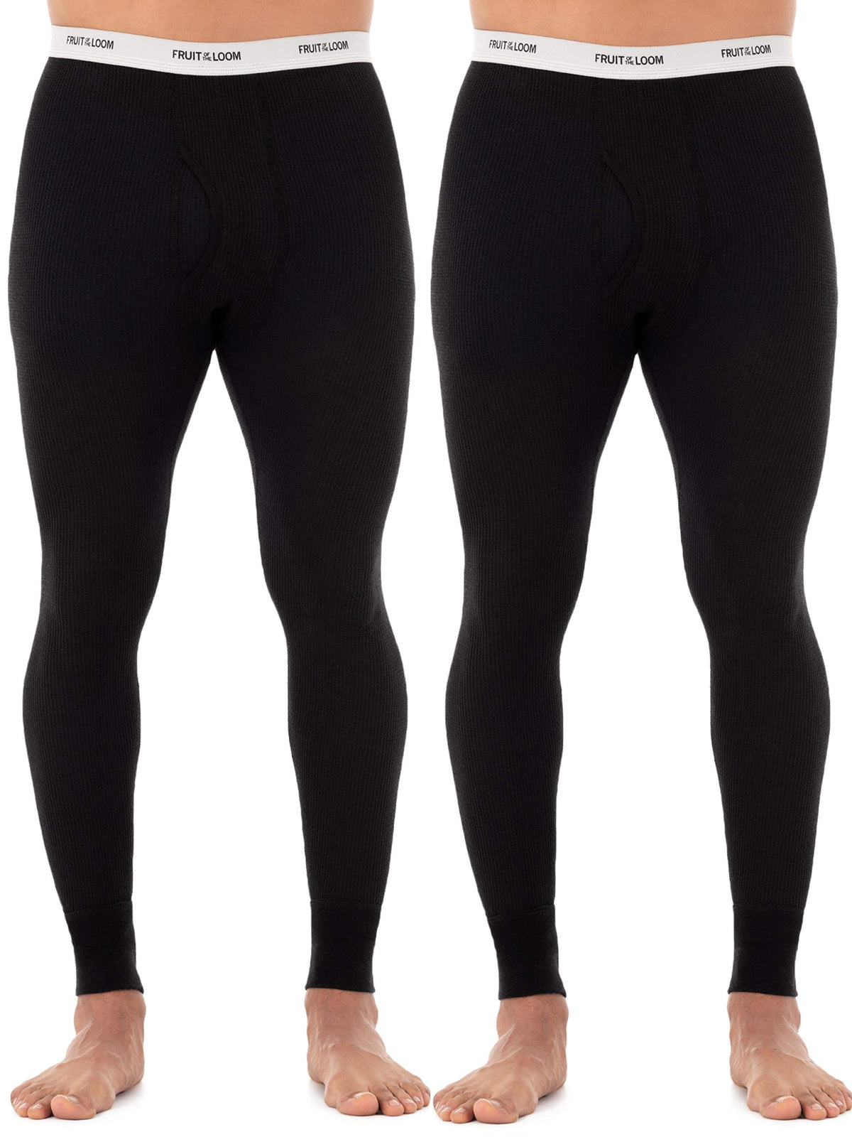 Fruit of the Loom Men's Classic Midweight Waffle Thermal Underwear Bottoms