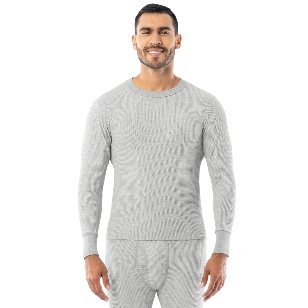 Indera Men's Traditional Waffle Thermal Underwear Long Sleeve Shirt