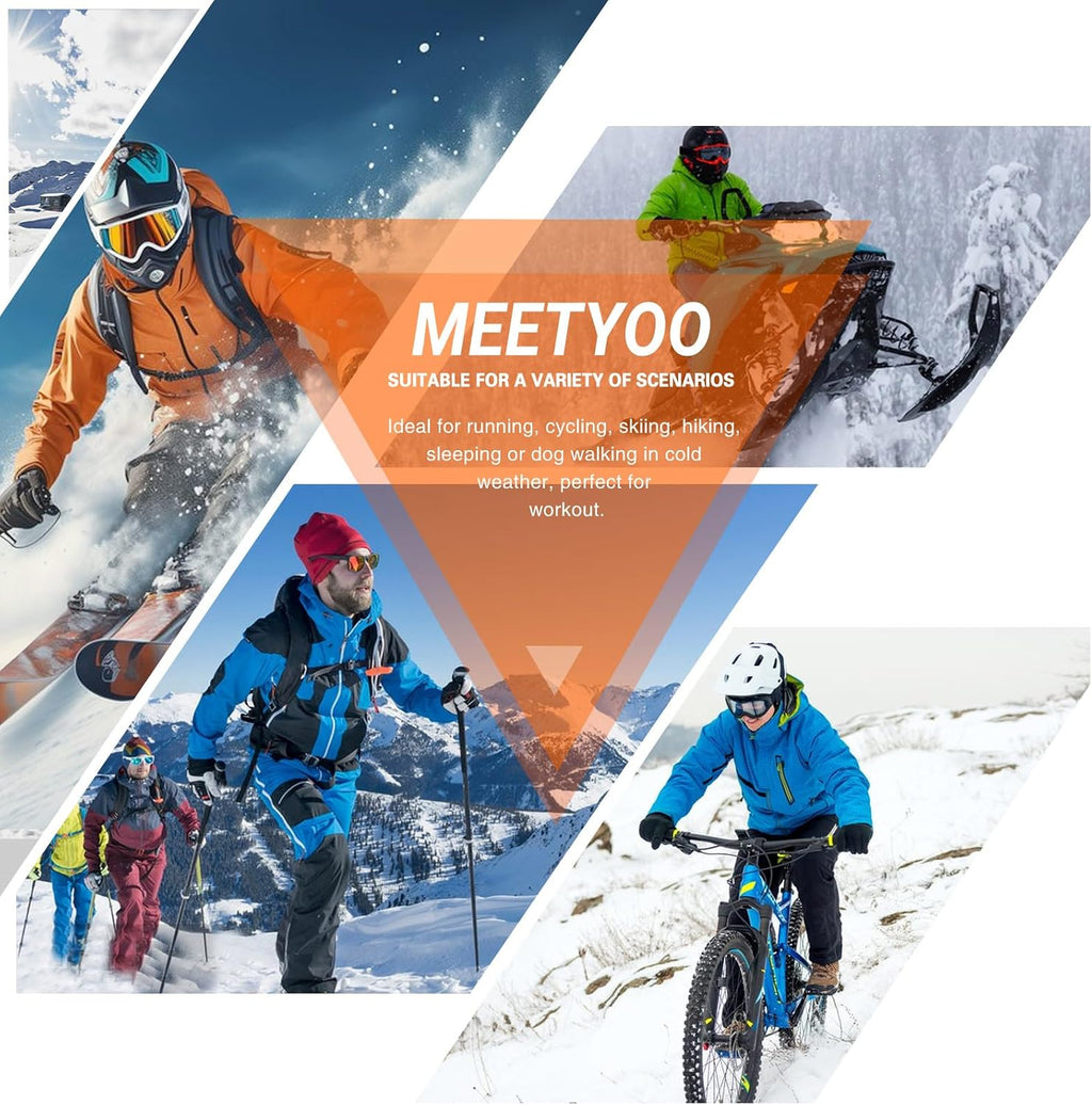 MEETYOO Thermal Underwear for Men,Men's Base Layer,2 Sets Long Johns Lined with Hunting Gear