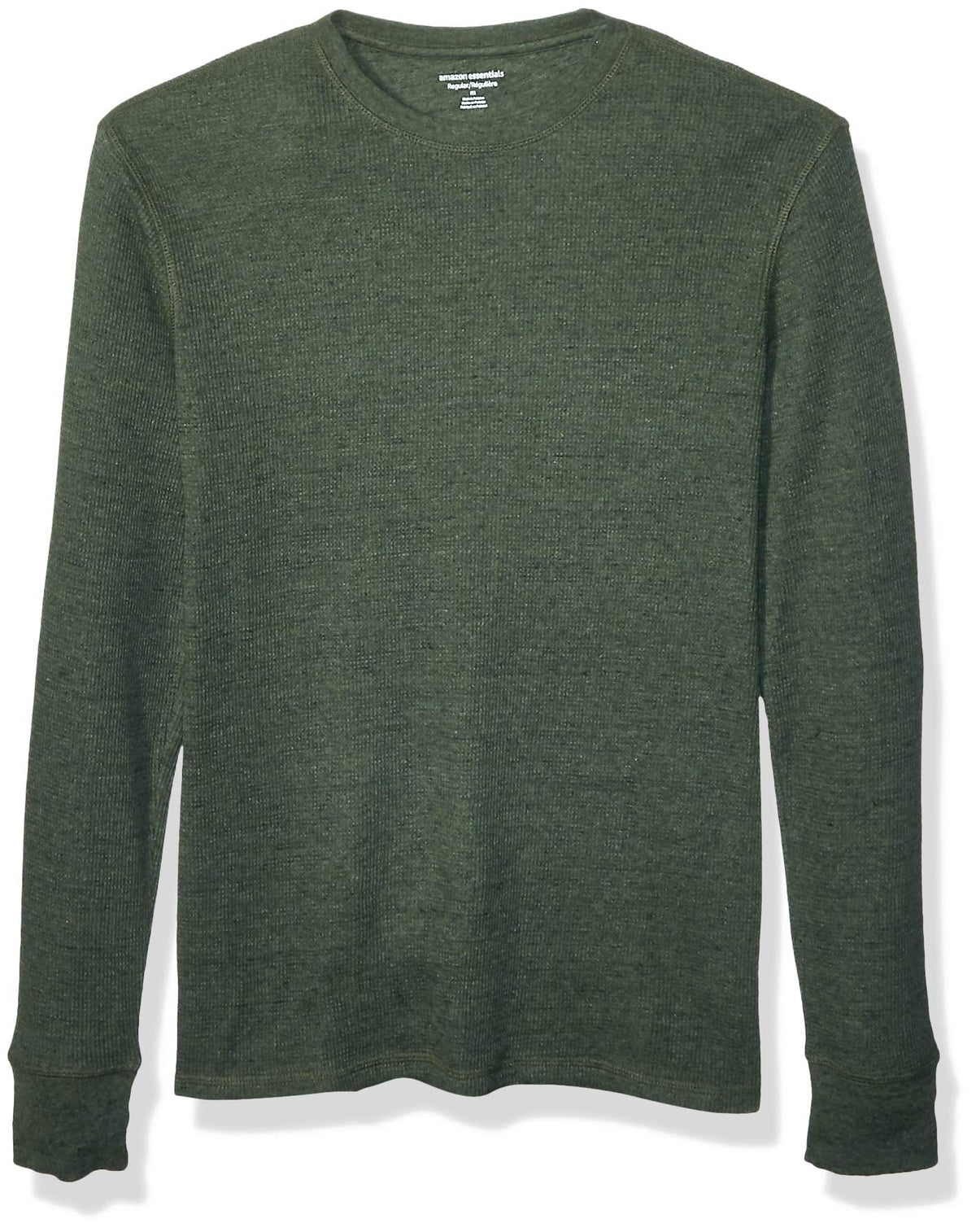 Amazon Essentials Men's Long Sleeve Slim-Fit Waffle Thermal Shirt with Ribbed Trim