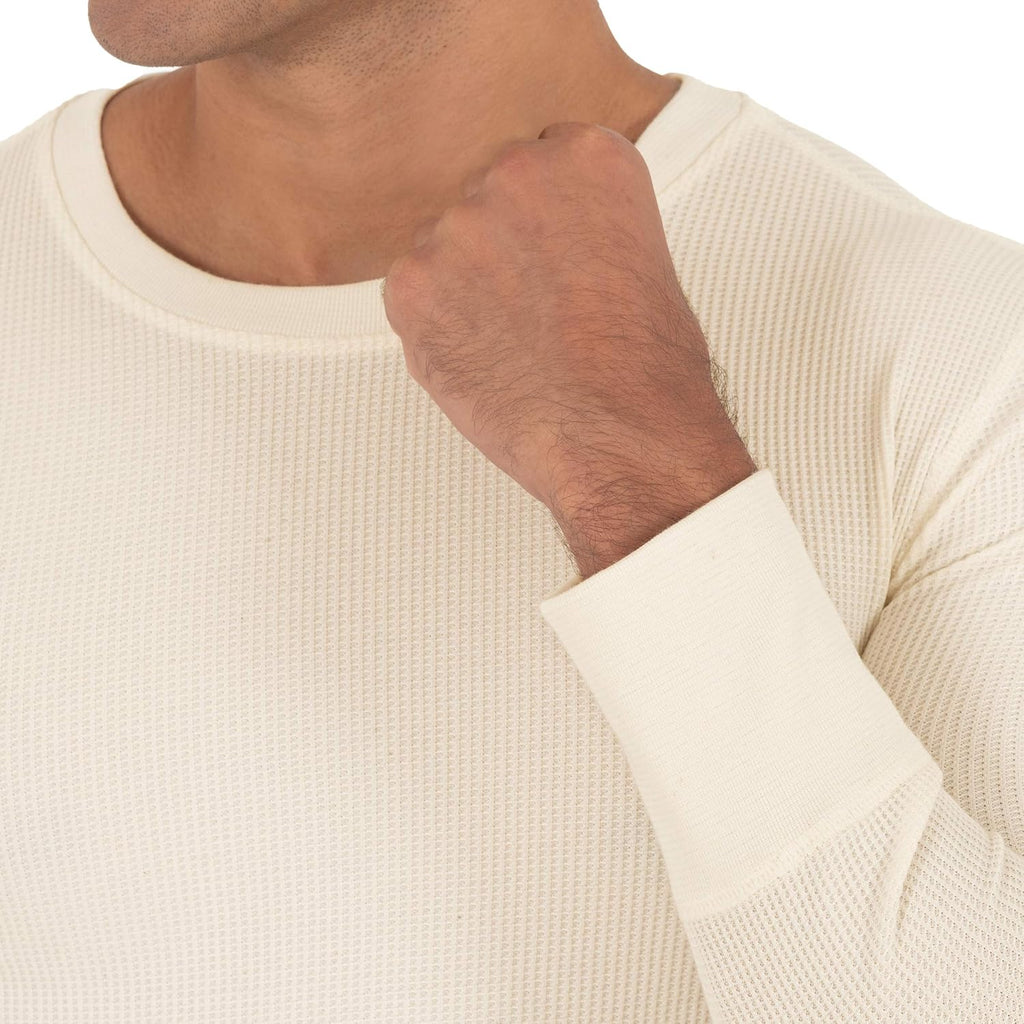 Fruit of the Loom Men's Recycled Waffle Thermal Underwear Crew Top