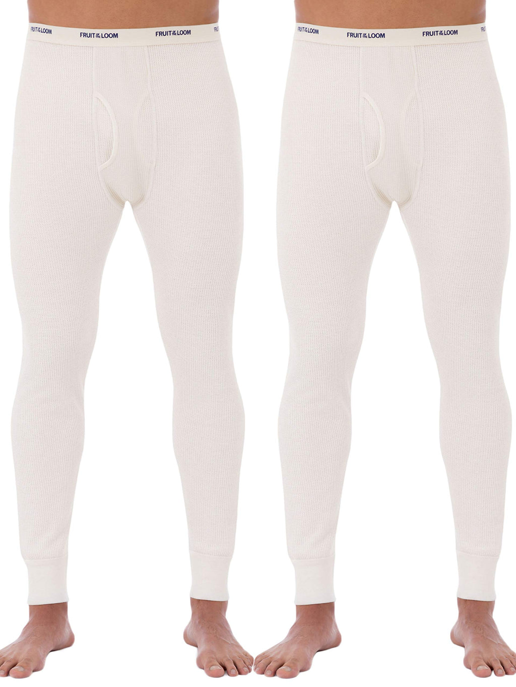 Fruit of the Loom Men's Classic Midweight Waffle Thermal Underwear Bottoms