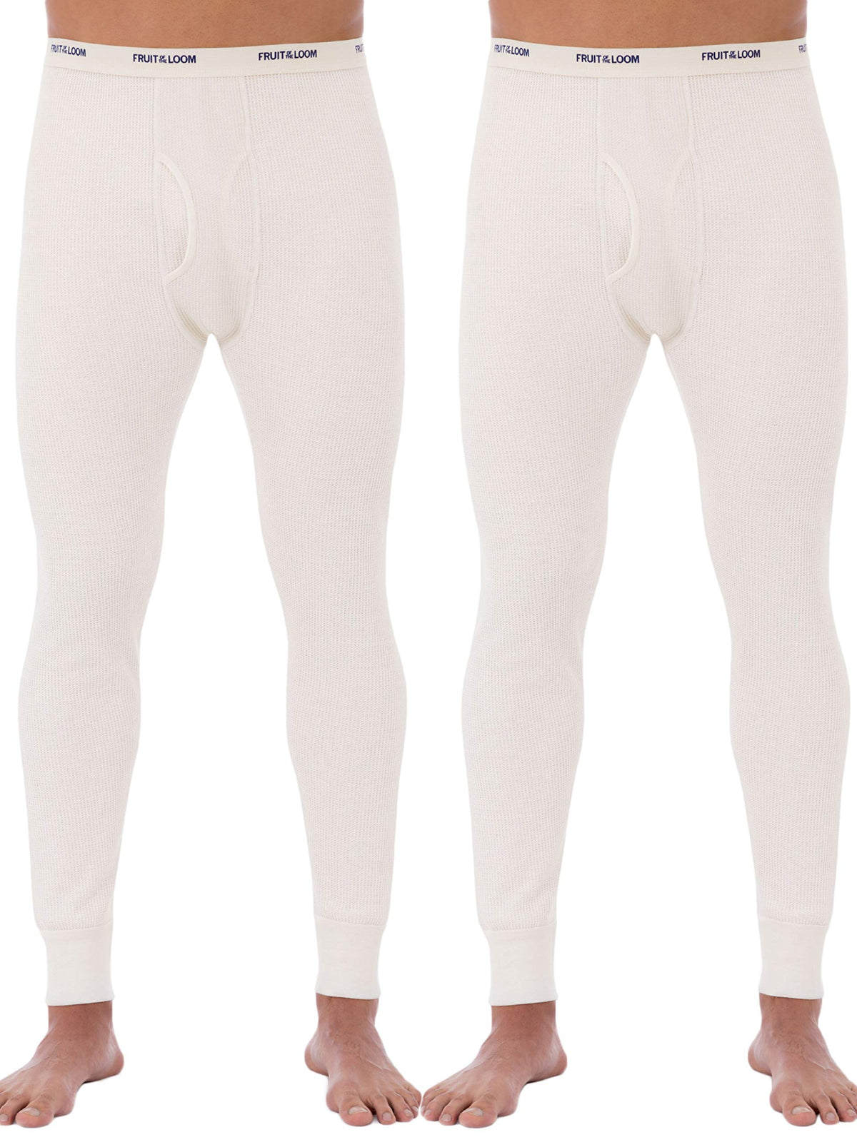 Fruit of the Loom Men's Classic Midweight Waffle Thermal Underwear Bottoms