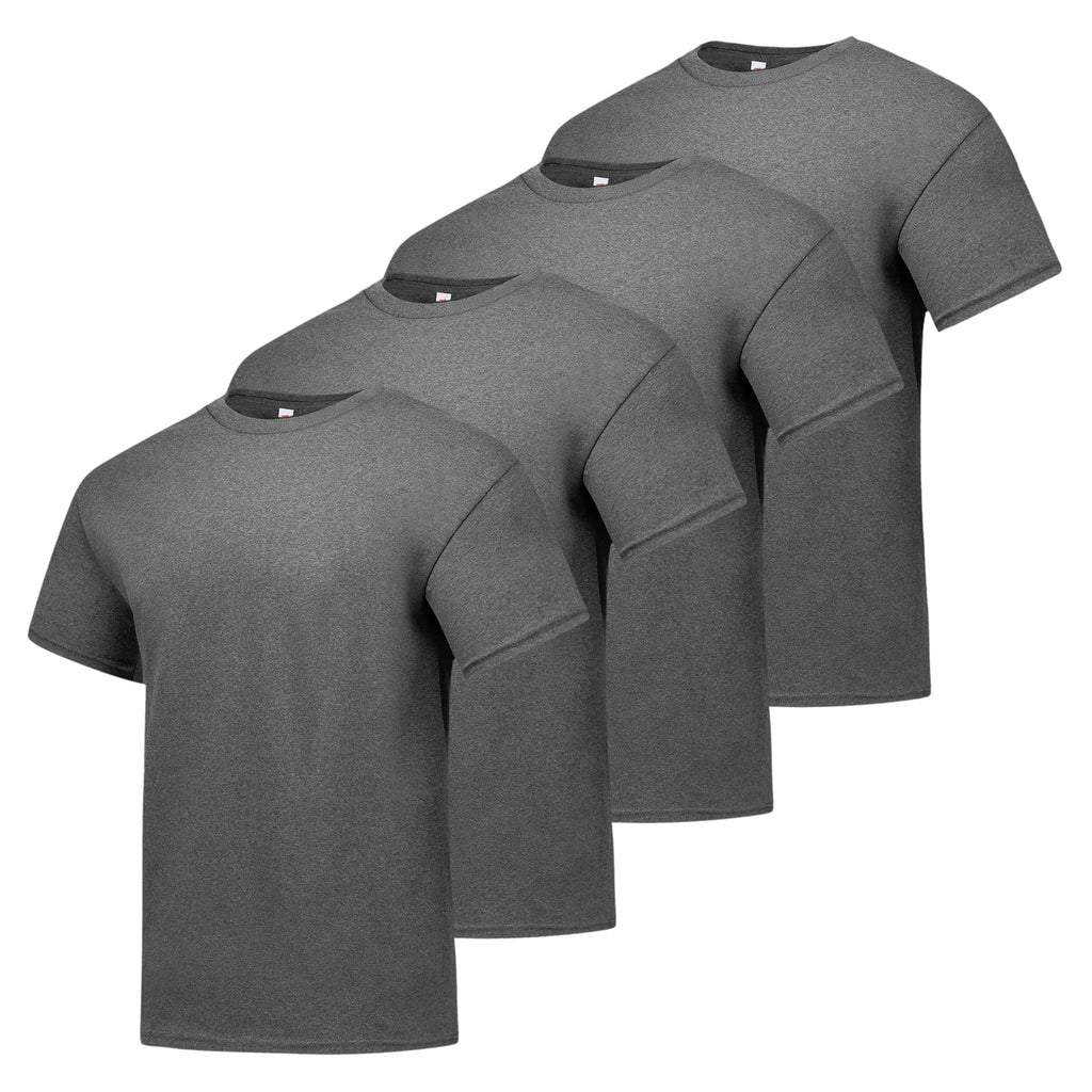 Hanes Men's T-Shirt Pack - 4 or 6 Pack - Essential-T Crewneck Cotton T-Shirts - Everyday Men's Clothing - Big & Tall