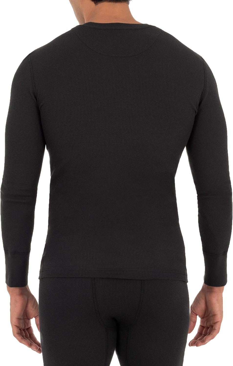 Fruit of the Loom Men's Recycled Waffle Thermal Underwear Crew Top