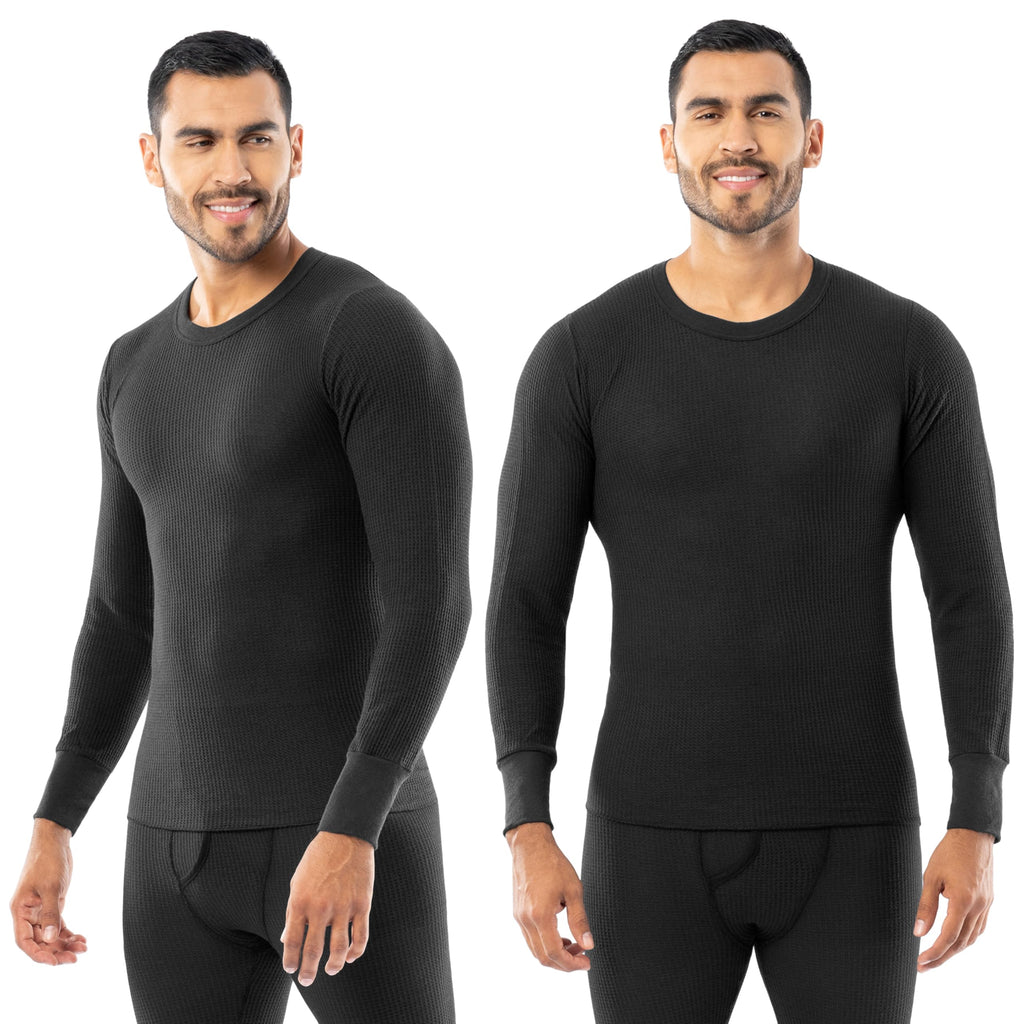Indera Men's Traditional Waffle Thermal Underwear Long Sleeve Shirt