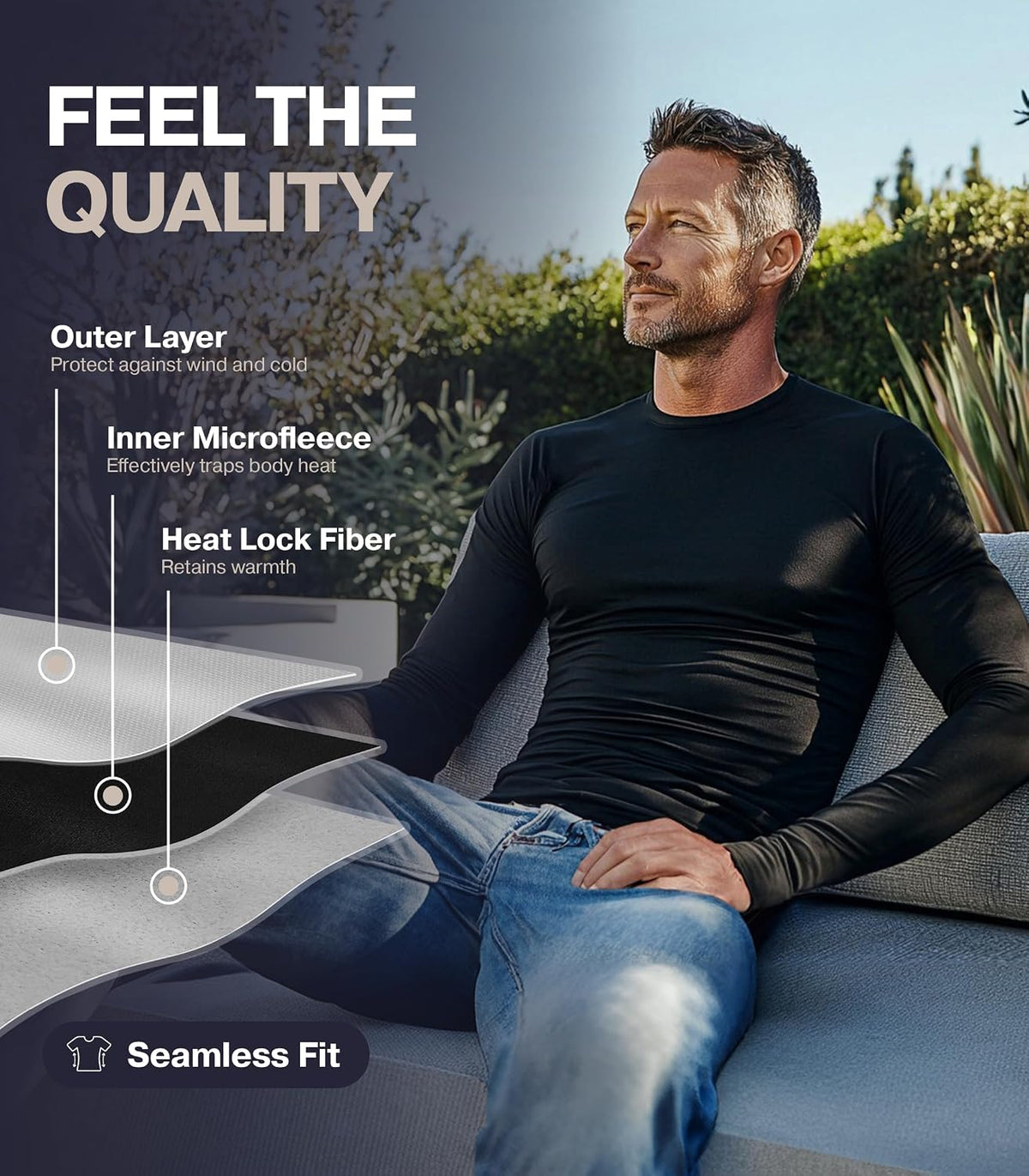 Thermajohn Men's J-t-m-1836