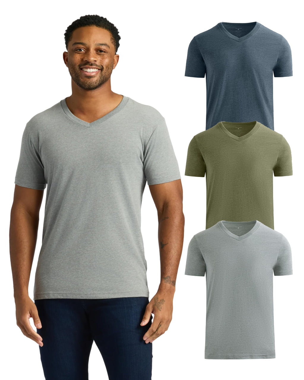 True Classic Mens V Neck T Shirts – V-Neck Tees
