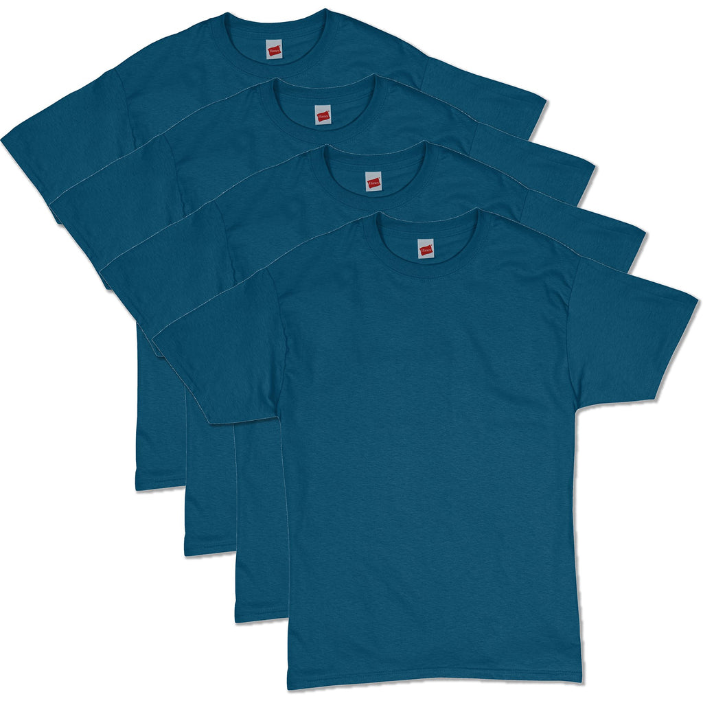 Hanes Men's T-Shirt Pack - 4 or 6 Pack - Essential-T Crewneck Cotton T-Shirts - Everyday Men's Clothing - Big & Tall