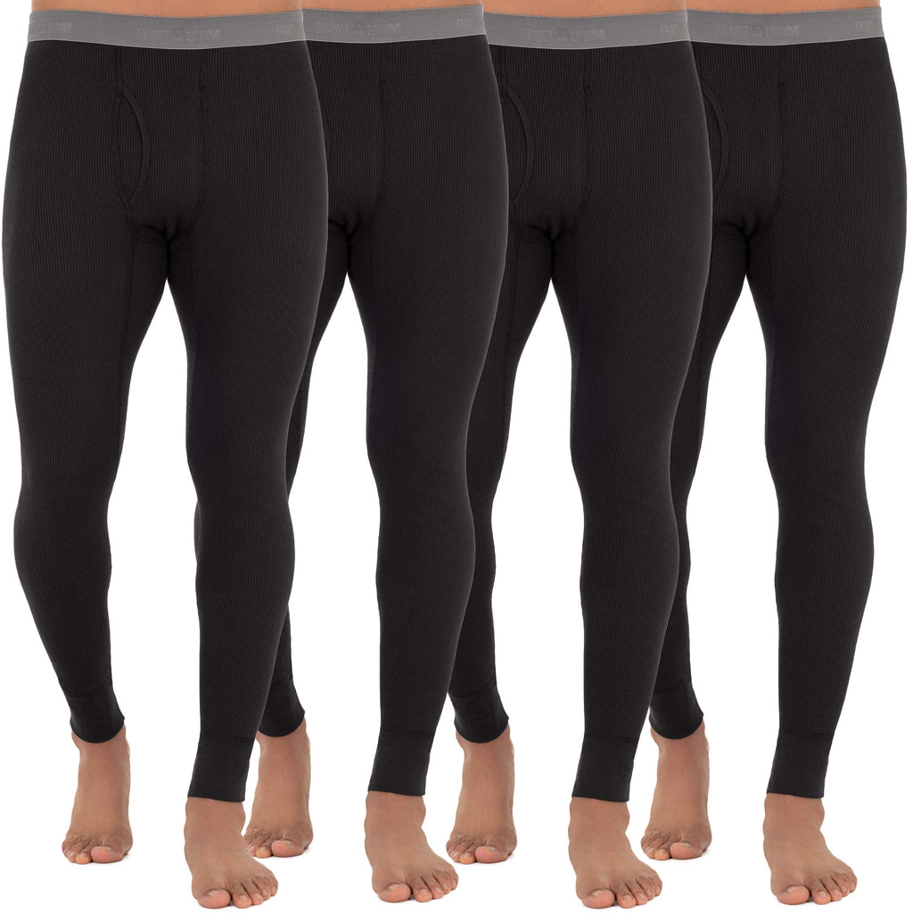 Fruit of The Loom Mens Premium Waffle Thermal Underwear Long Johns Bottom