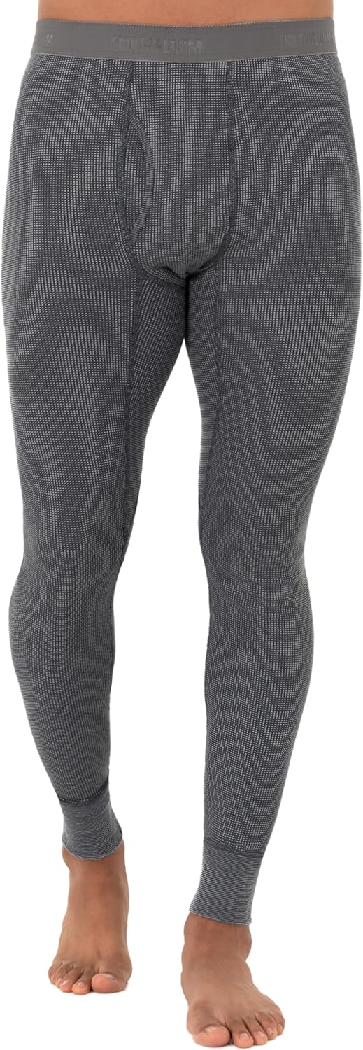 Fruit of The Loom Mens Premium Waffle Thermal Underwear Long Johns Bottom