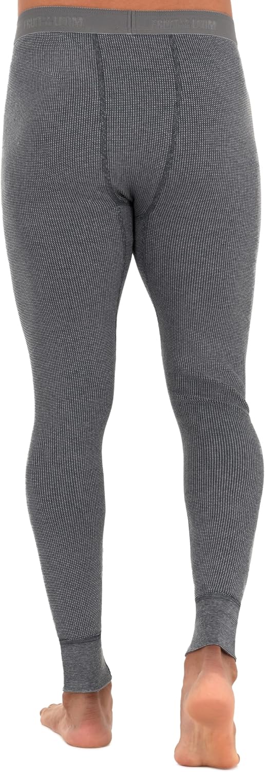 Fruit of The Loom Mens Premium Waffle Thermal Underwear Long Johns Bottom