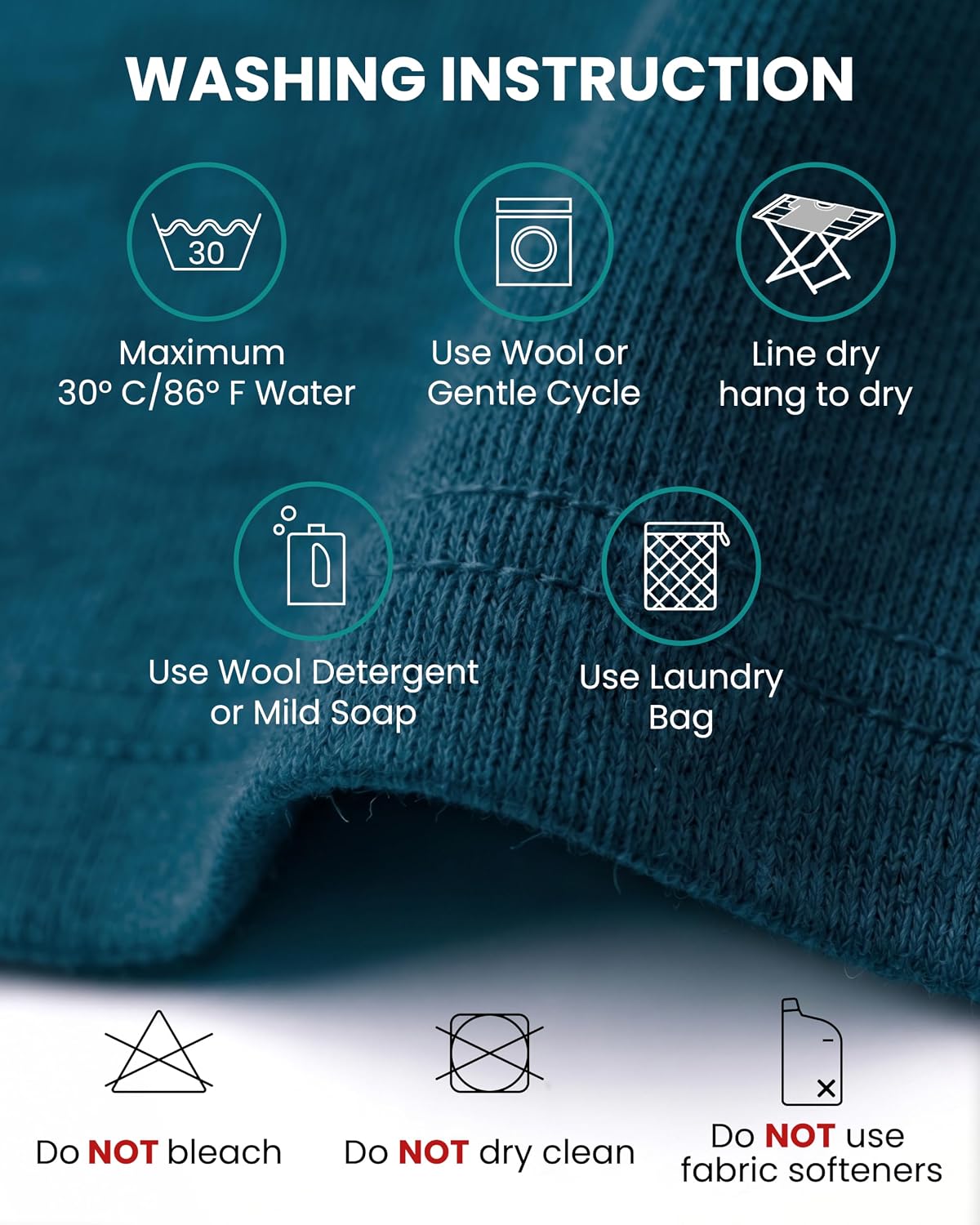 100% Merino Wool Base Layer Men Set - Thermal Underwear for Men Long Johns