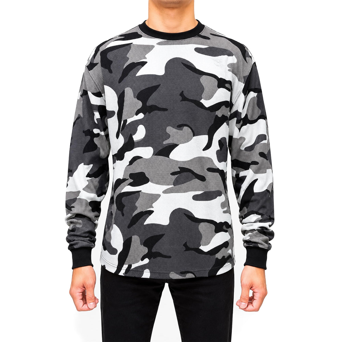 Access Men's Heavyweight Thermal Crew Neck Top