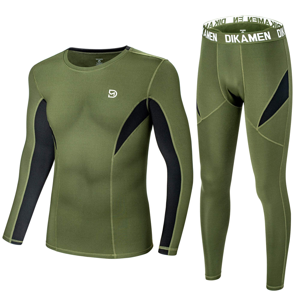 Men's Thermal Underwear Performance Tactical Sports Shapewear Thermal Set