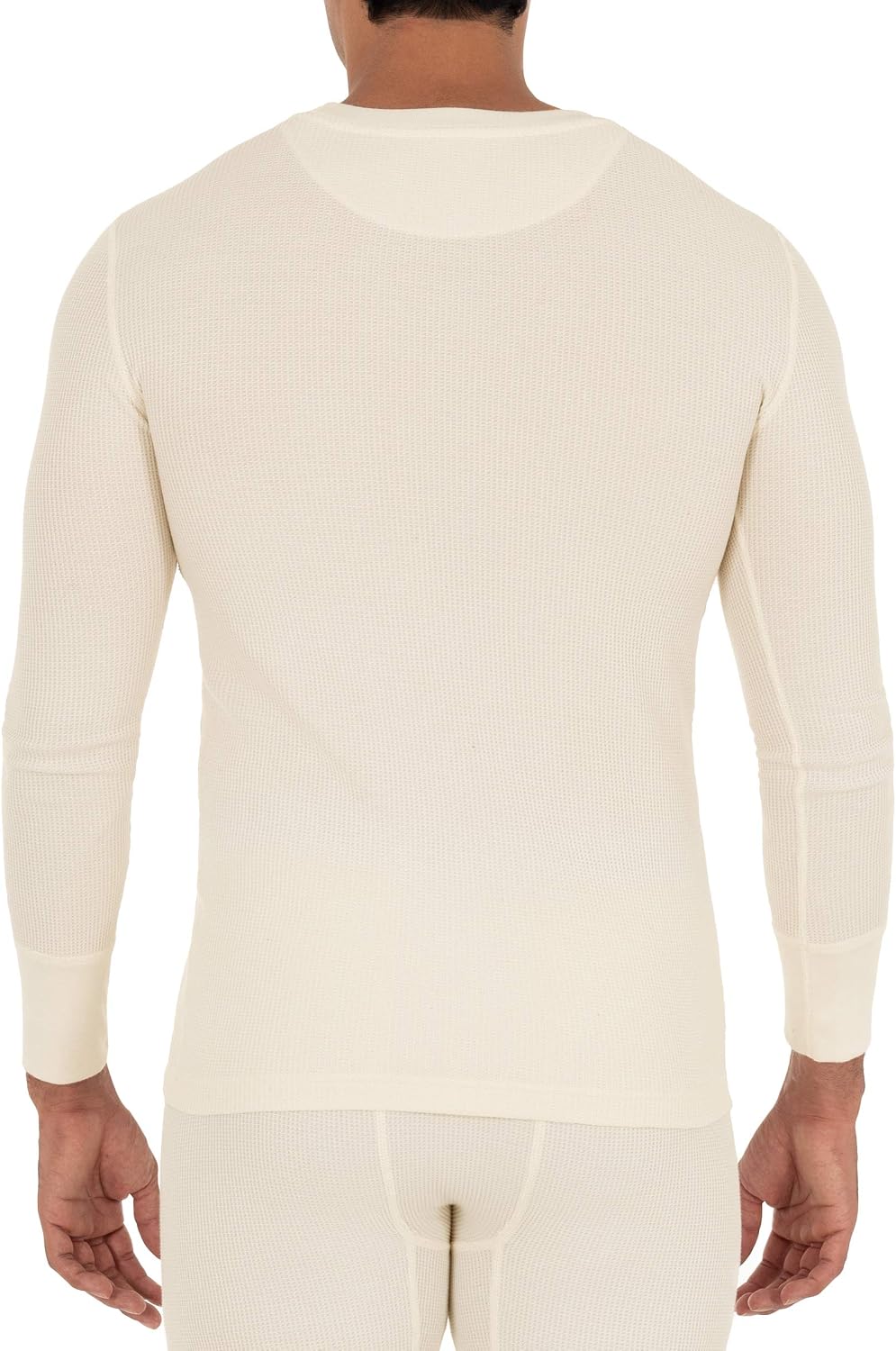 Fruit of the Loom Men's Recycled Waffle Thermal Underwear Crew Top
