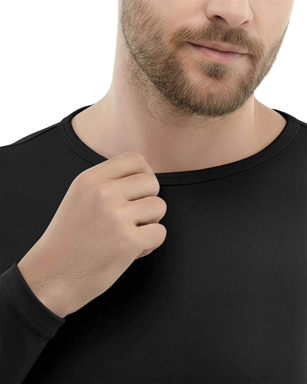 4-Way Stretch Men's Thermal Underwear Set Soft Long Johns Base Layer