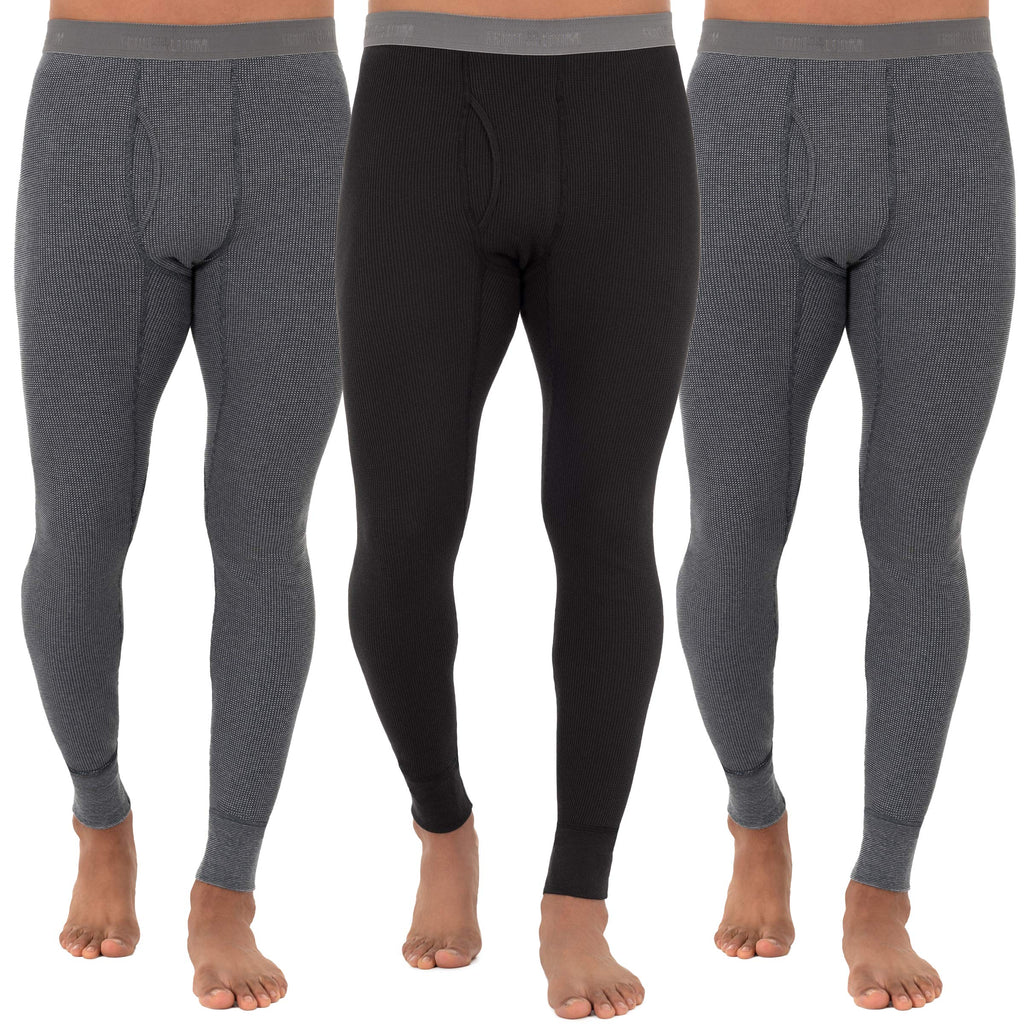 Fruit of The Loom Mens Premium Waffle Thermal Underwear Long Johns Bottom