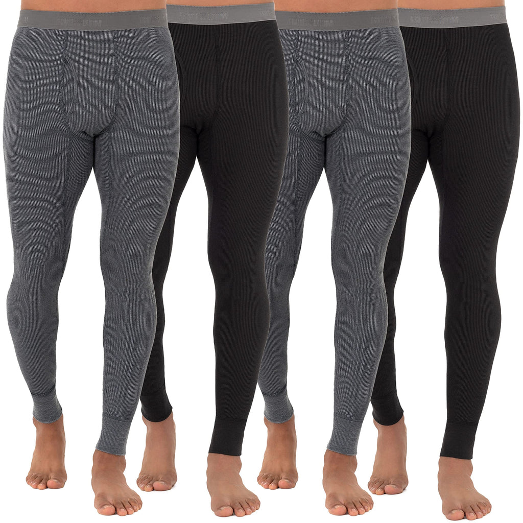 Fruit of The Loom Mens Premium Waffle Thermal Underwear Long Johns Bottom