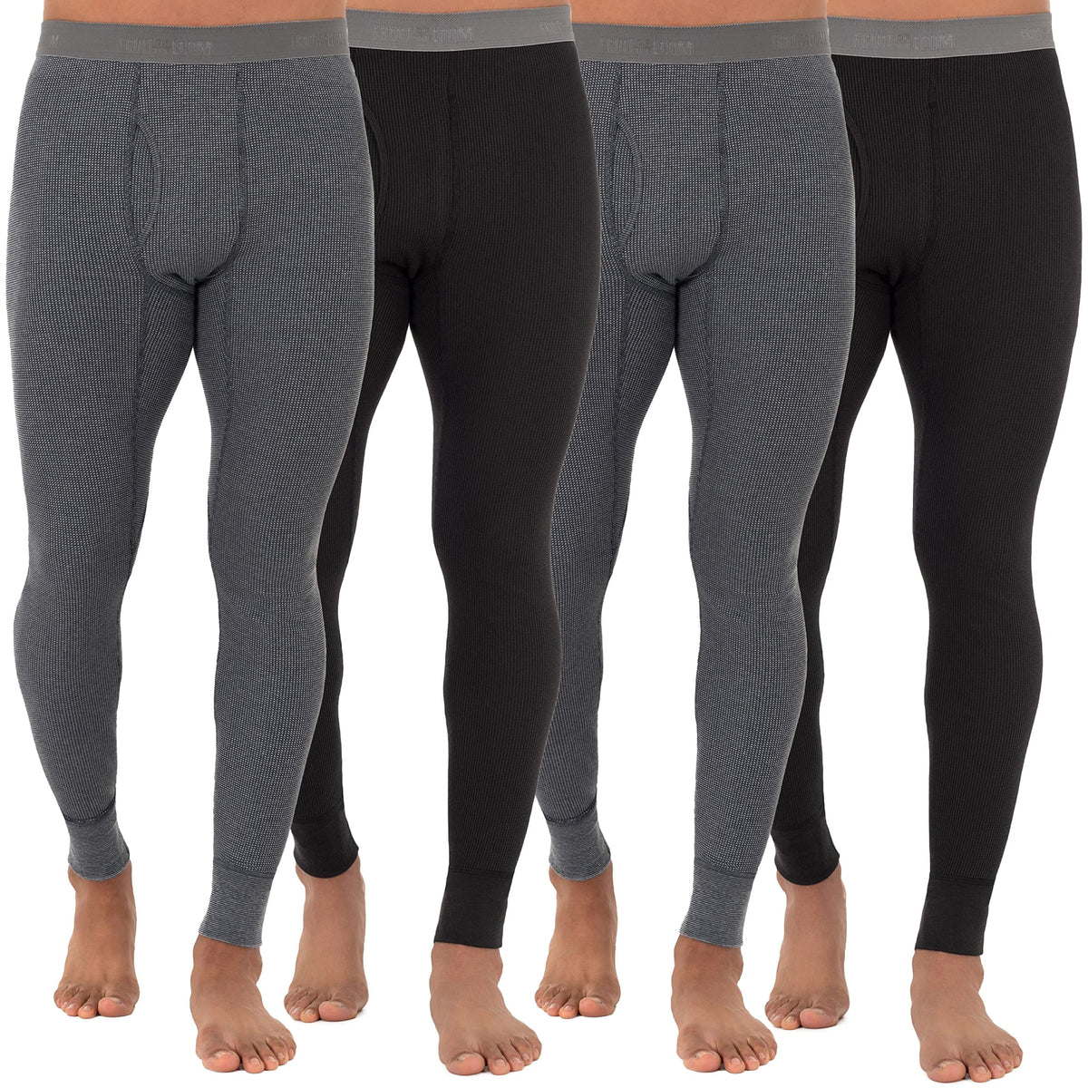 Fruit of The Loom Mens Premium Waffle Thermal Underwear Long Johns Bottom