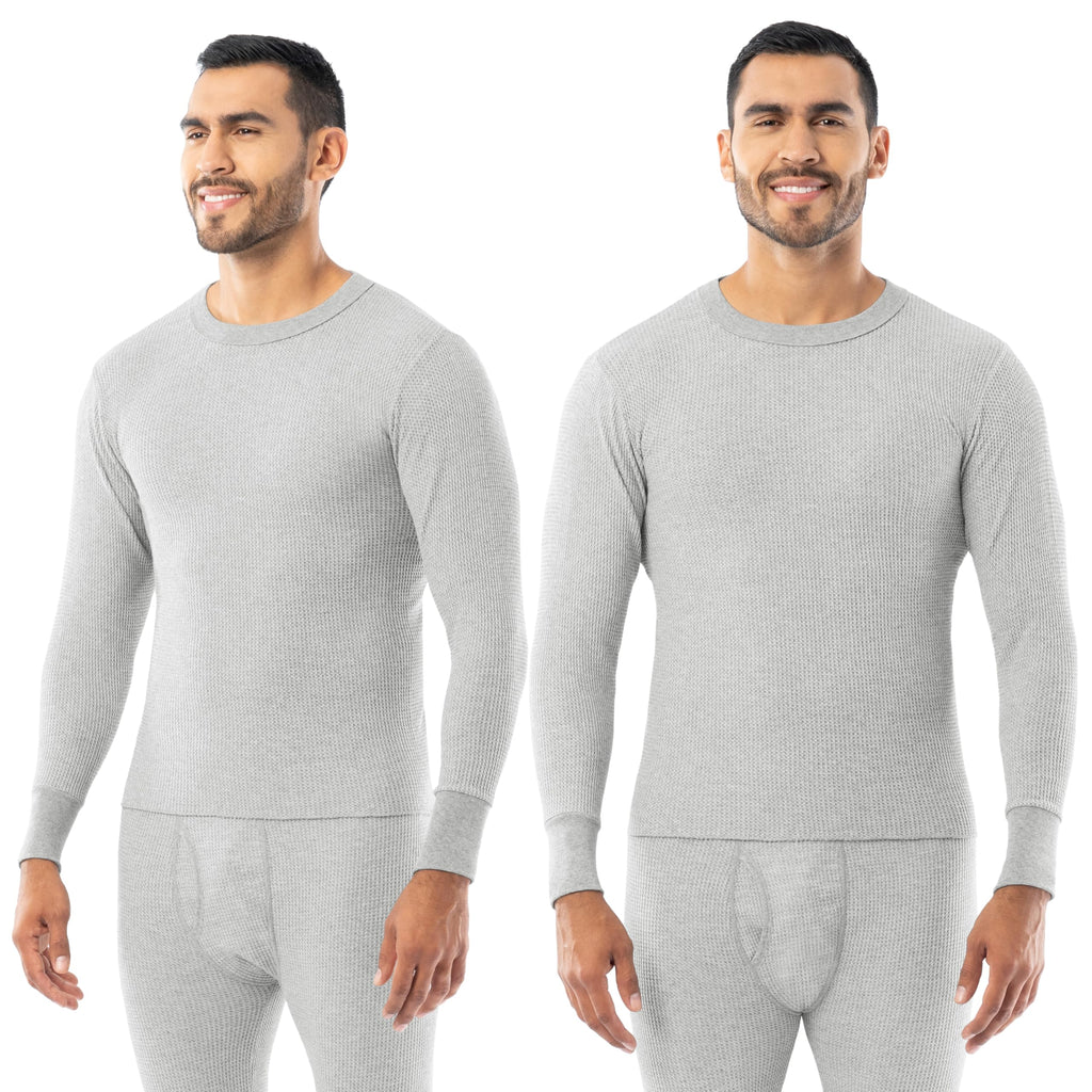 Indera Men's Traditional Waffle Thermal Underwear Long Sleeve Shirt