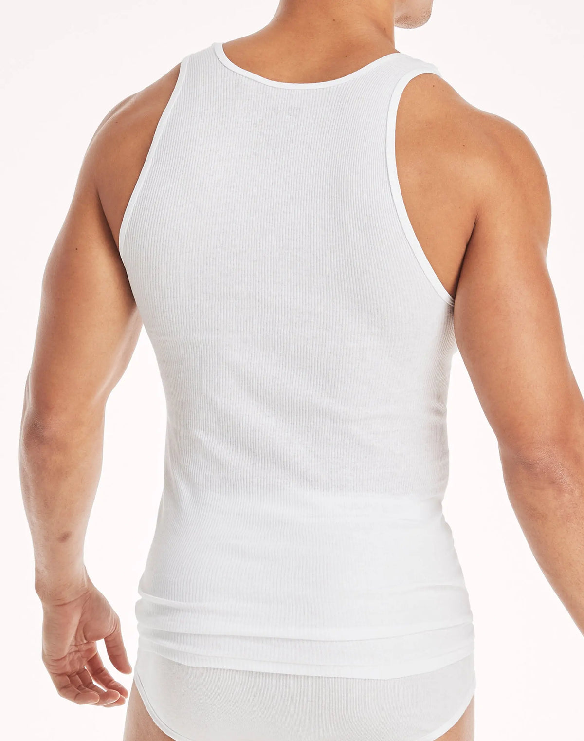 Hanes Men's Cotton Tank Undershirt Moisture-wicking White 10-pack Underwear Multi Pack Comfortable Fit Soft Stretch Fabric Breathable 372z10