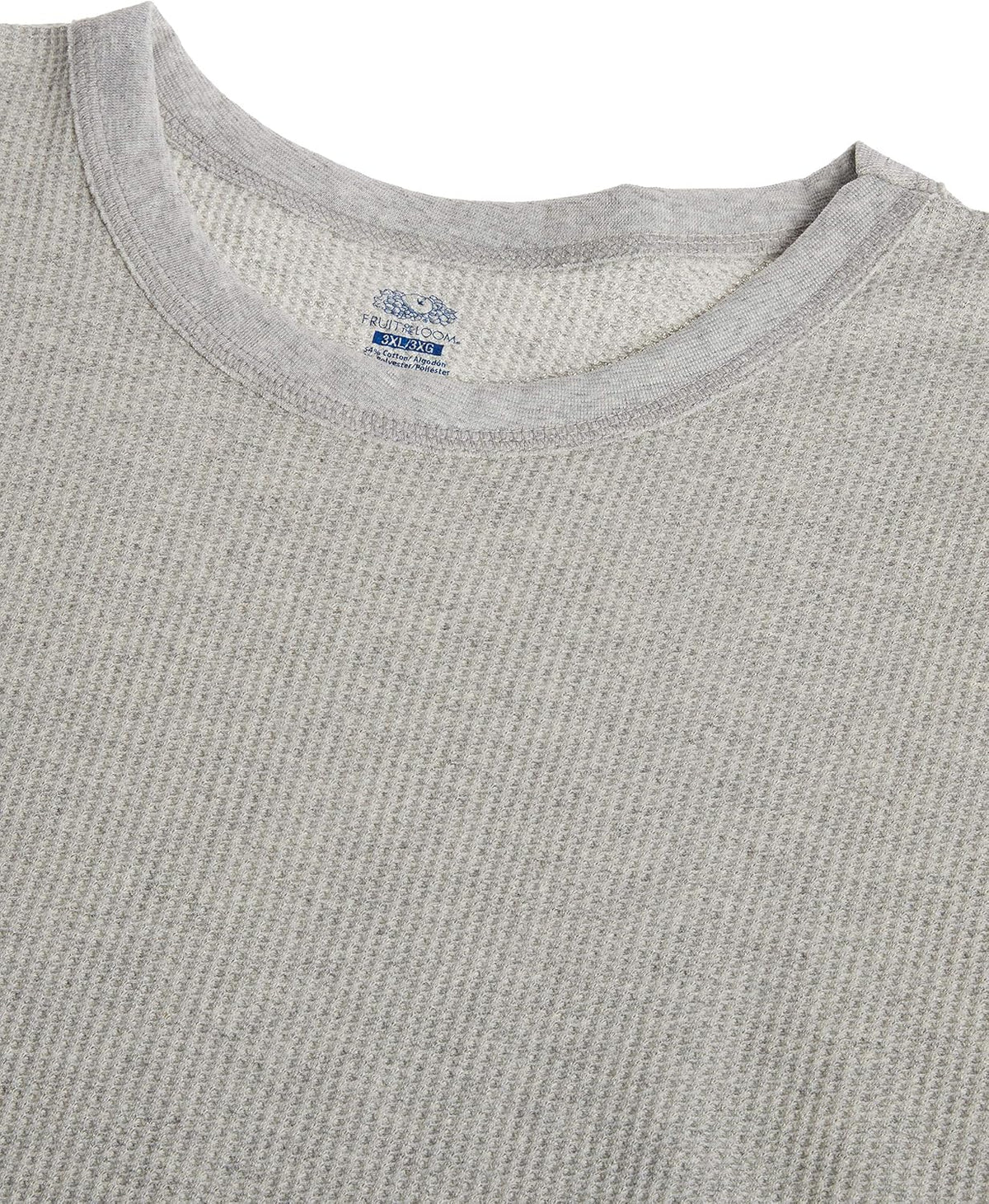 Fruit of the Loom Men's Classic Midweight Waffle Thermal Underwear Crew Top