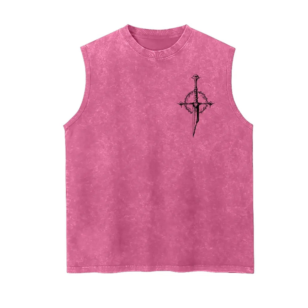 Lord of the Rings 90s Graphic Sleeveless Tank Tops Men Vest Streetwear Outfits Men Vacation Outfits Sleeveless Shirt