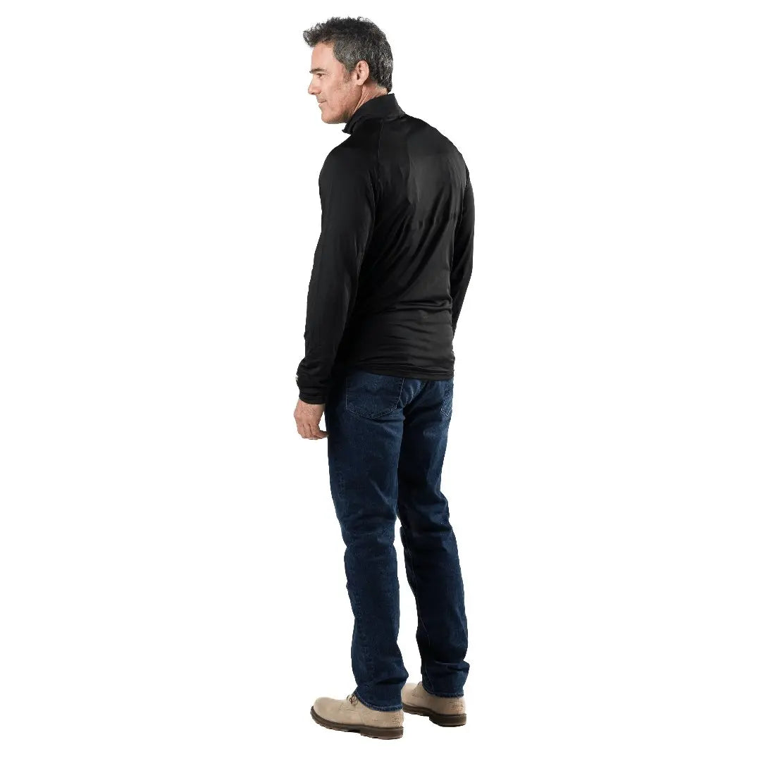 Basecamp Mens Heated Base Layer Shirt - Thermal Design, Long Sleeve, Medium Fit, Ideal for Outdoor Activities