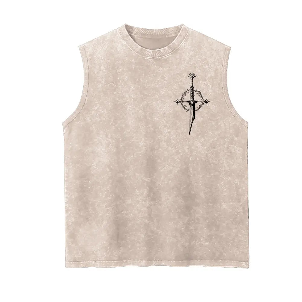 Lord of the Rings 90s Graphic Sleeveless Tank Tops Men Vest Streetwear Outfits Men Vacation Outfits Sleeveless Shirt
