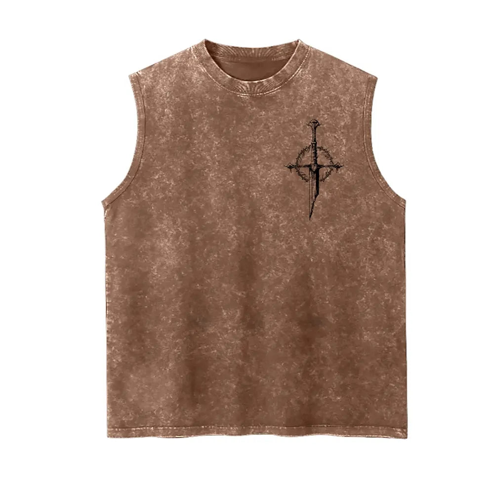 Lord of the Rings 90s Graphic Sleeveless Tank Tops Men Vest Streetwear Outfits Men Vacation Outfits Sleeveless Shirt