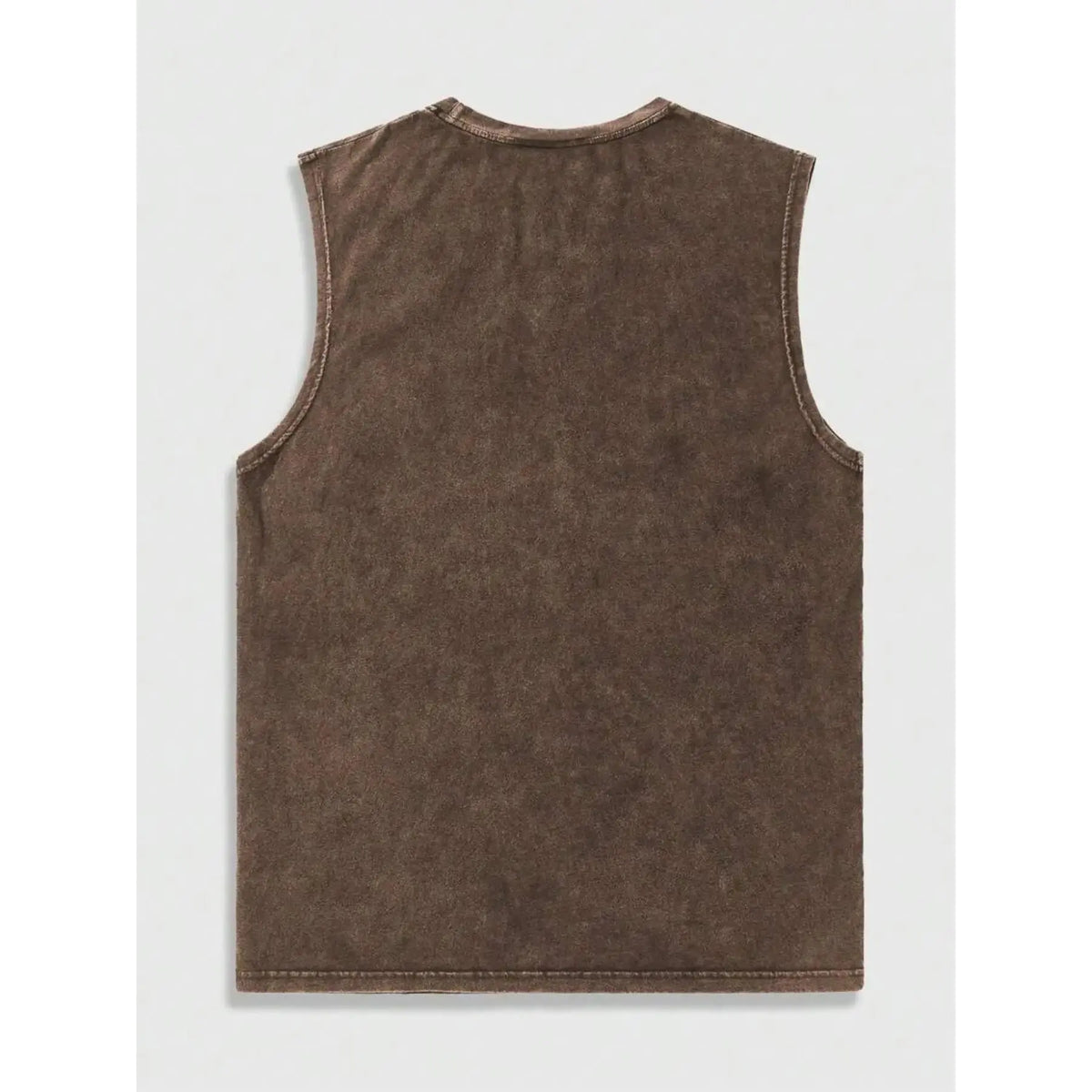 Men's Loose-Fit Sleeveless Short Graphic T-Shirt, Pure Cotton Breathable Menswear Streetwear Street Style Summer Top, Casual Fashion Design for Daily Wear & Sports