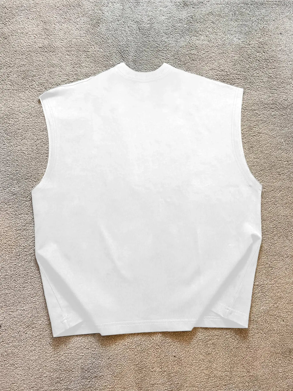 Men's Casual Vest with Stud Design and Leopard Print Letters, Loose Fit Sleeveless Printed Top, Daily Wear, Four Seasons Clothing, Graphic Vest, Sleeveless Clothes
