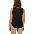 Women's Skull Graphic Print High Neck Sleeveless Tank Top - Flattering Cut, Sleeveless Shirt, Sporty Chic, Size M, Workout-to-Weekend, Short Length, Summer Casual Athletic Wear